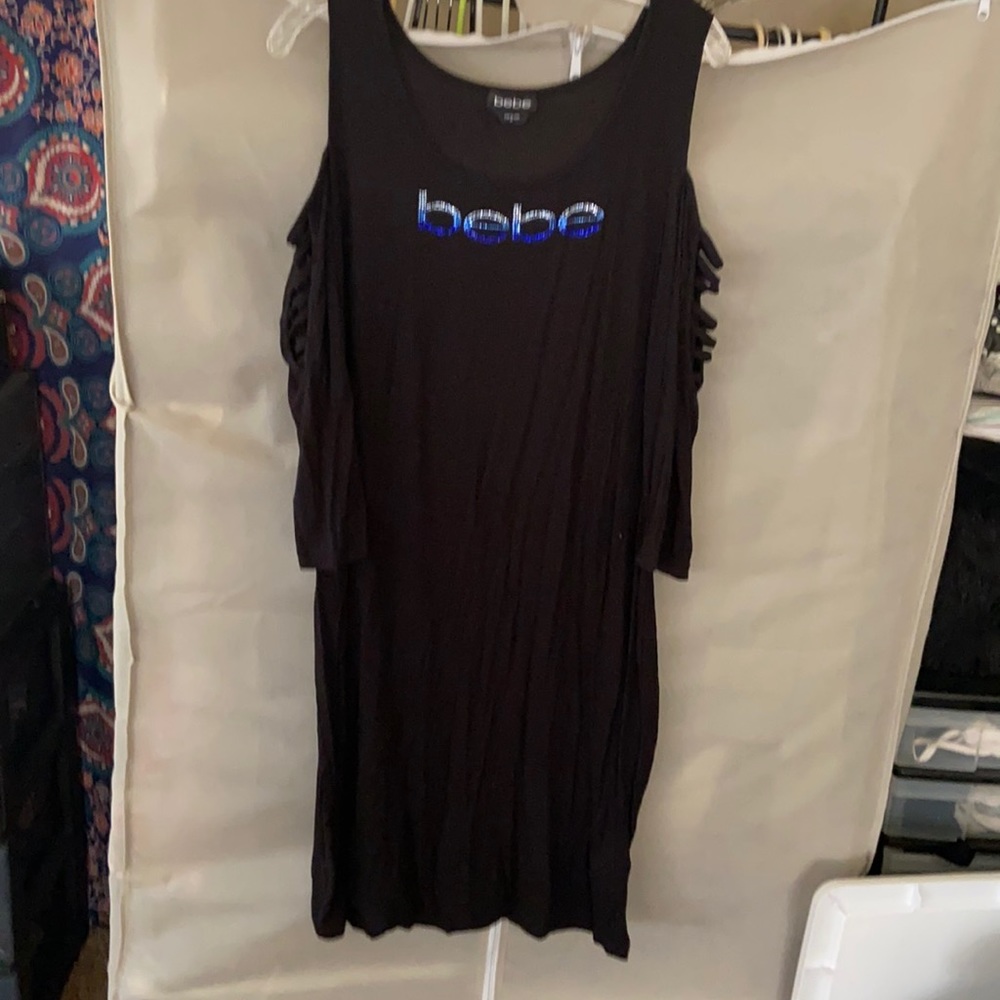 Cold shoulder Bebe dress